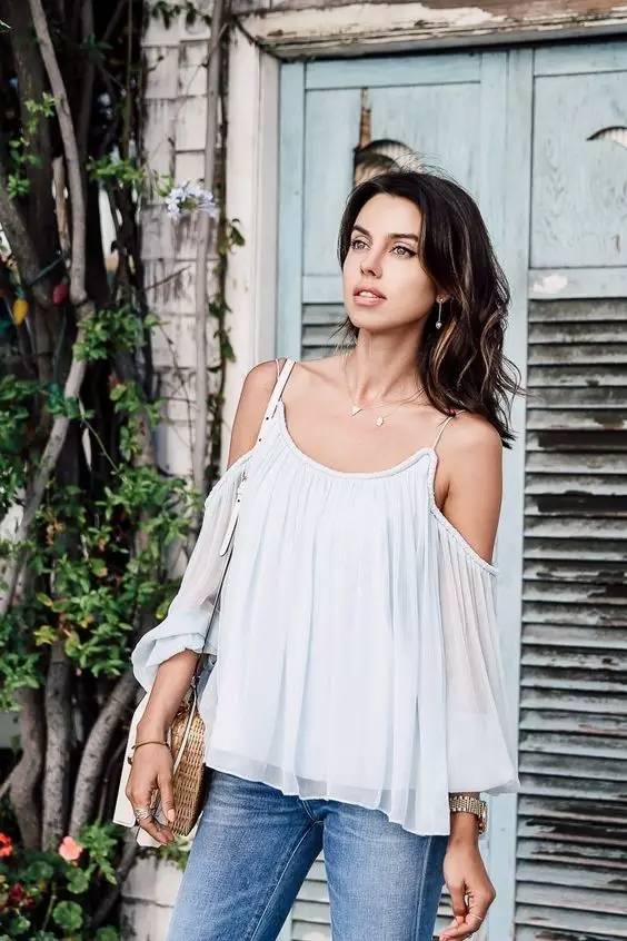 夏季仙女一字肩,一字肩夏季仙女