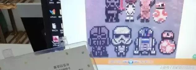 手工活大家一起干,拼豆豆手工教程