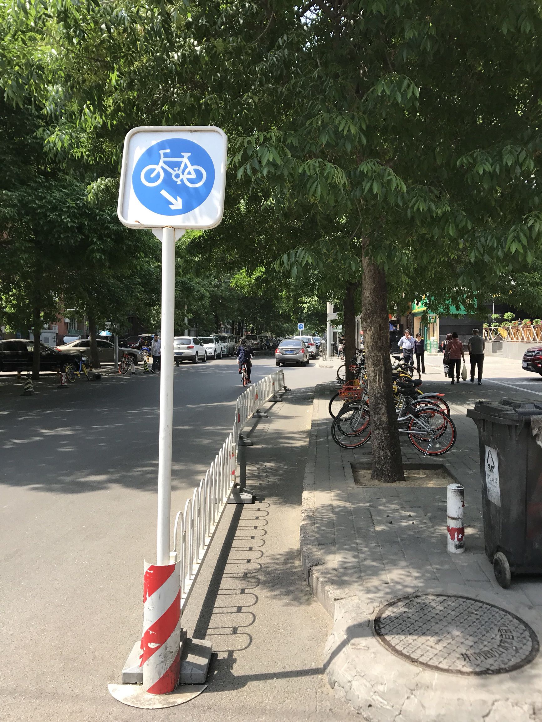 骑车如同走钢丝,过斑马线要跨栏记者亲历北京交通中的“反人类设计”