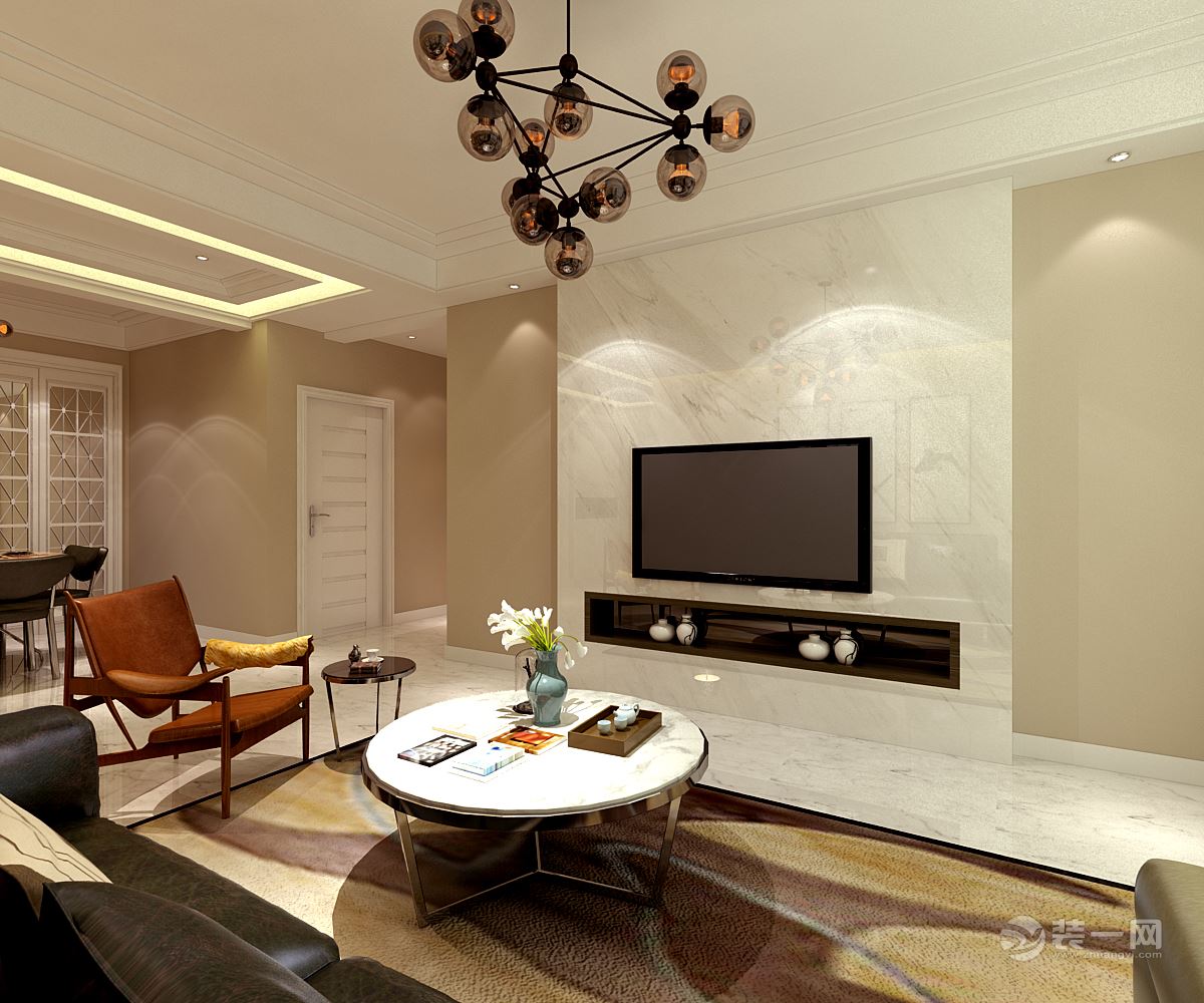 呼和浩特简约风格装修花费,呼和浩特市100平米装修案例