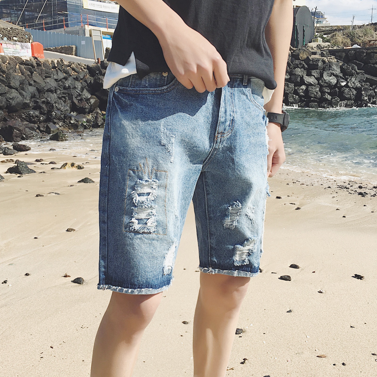 男士短裤搭配技巧明星,男士短裤搭配技巧显瘦