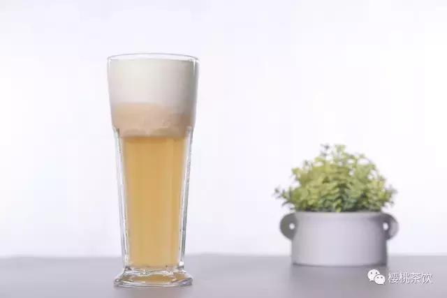 樱桃茶饮奶盖,樱桃饮品奶茶做法