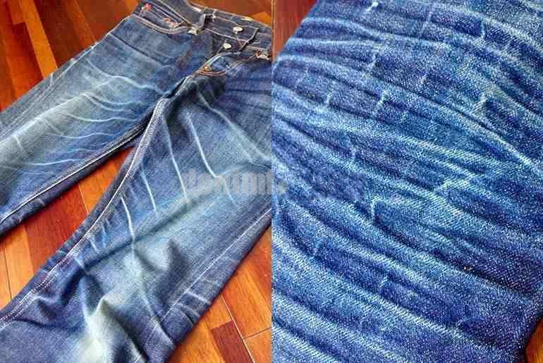 探秘牛仔裤色落篇之EVISU欧版养10个月（补画海鸥标志）