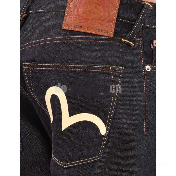 探秘牛仔裤色落篇之EVISU欧版养10个月（补画海鸥标志）