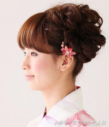 头发长了不要剪，简单做一款打毛花苞头，女神气质十足！