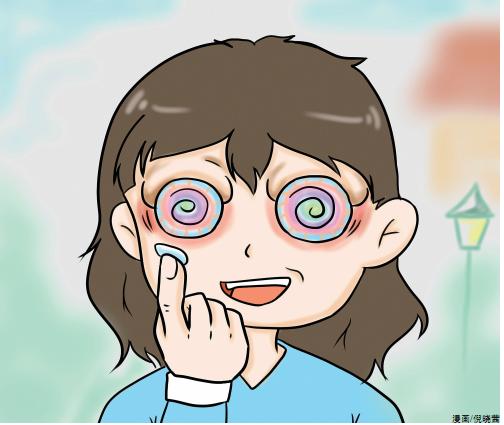 眼睛重度炎症角膜增生戴隐形眼镜,眼内取出19副隐形眼镜