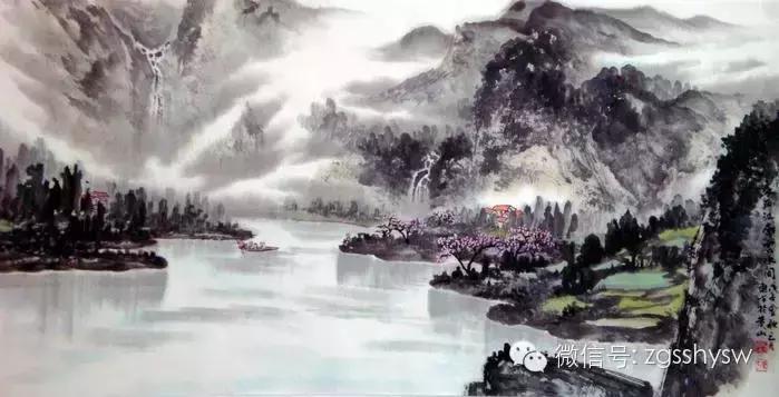 如何画好中国山水画,用马克笔画山水画简单又漂亮