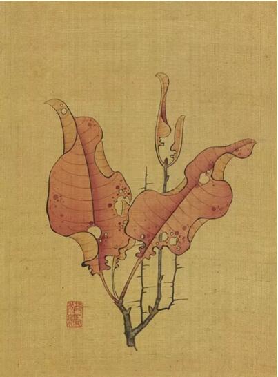 陈洪绶笔下的花鸟草虫,陈洪绶草虫画