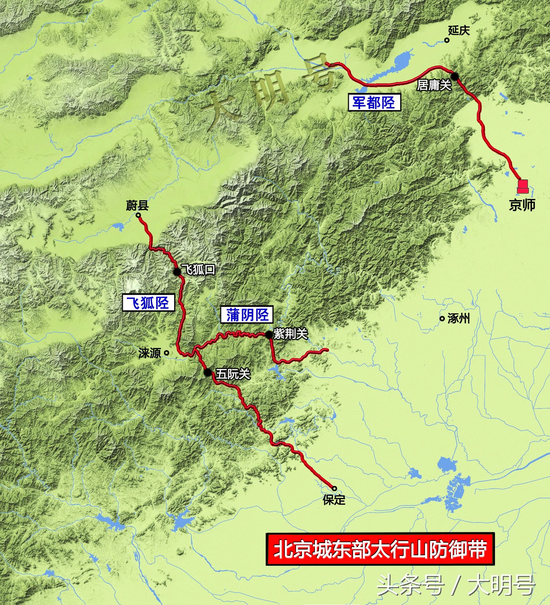 地图上的中国军事基地,北京军事地形图