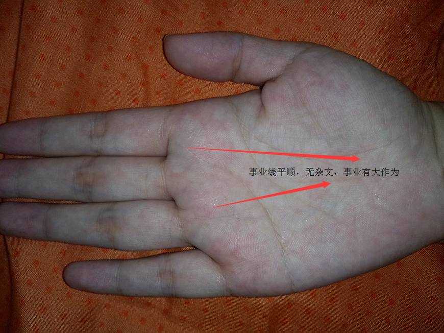 事业上很难成就的手相女,运势不稳定的手相女