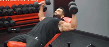 哑铃练下胸肌训练动作,用哑铃练胸肌最全面的动作