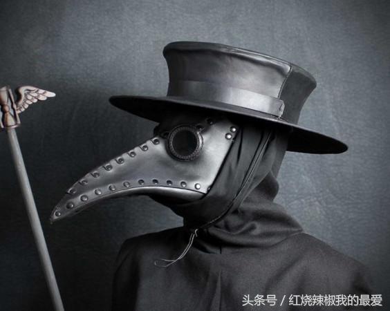 瘟疫爆发时的鸟嘴医生,防瘟疫的鸟嘴面具