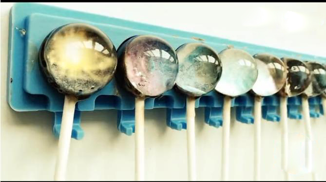 星空棒棒糖吃起来有没有味道,做一颗棒棒糖