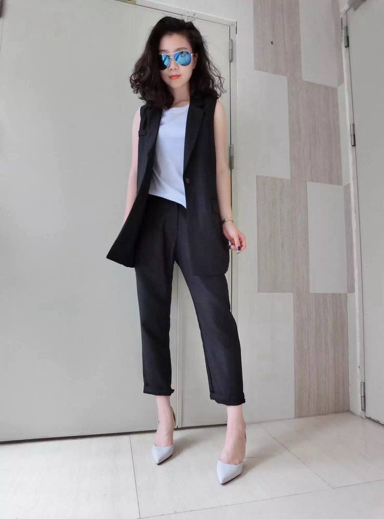 九分裤的正确搭配显高又高级,九分裤怎么穿搭好看冬季