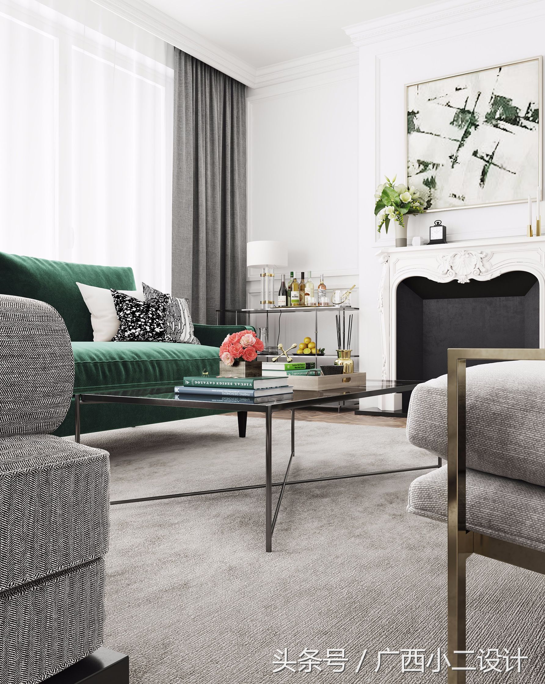 房间装修设计图1-3居室效果图,177平方米装修效果图