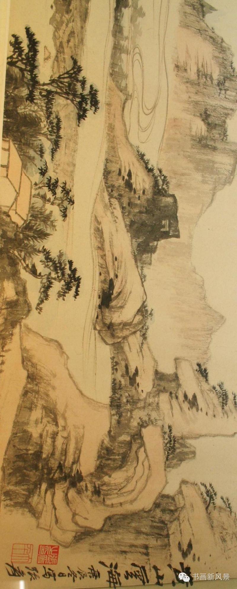 张大千最美的100幅,张大千最美的巨幅山水大荟萃