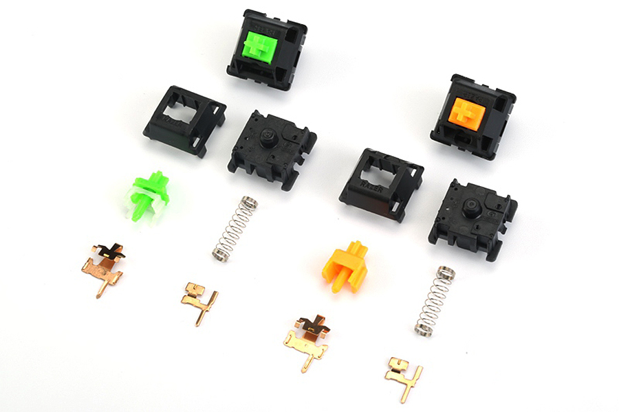 机械键盘各种轴体的区别,机械键盘可以通过颜色分辨轴体吗