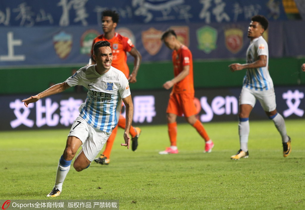 鲁能和富力比赛,鲁能战平富力