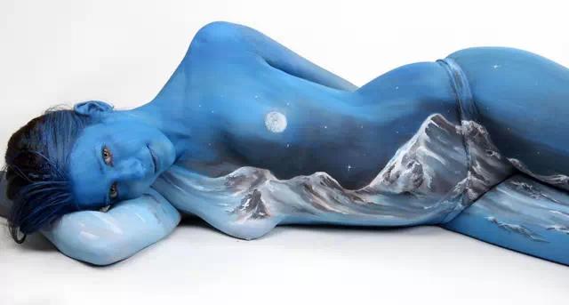 这是动物?不,这是人—人体彩绘告诉你眼见不为实