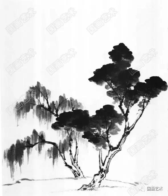 山水画教程零基础入门,水墨山水画技法入门教程