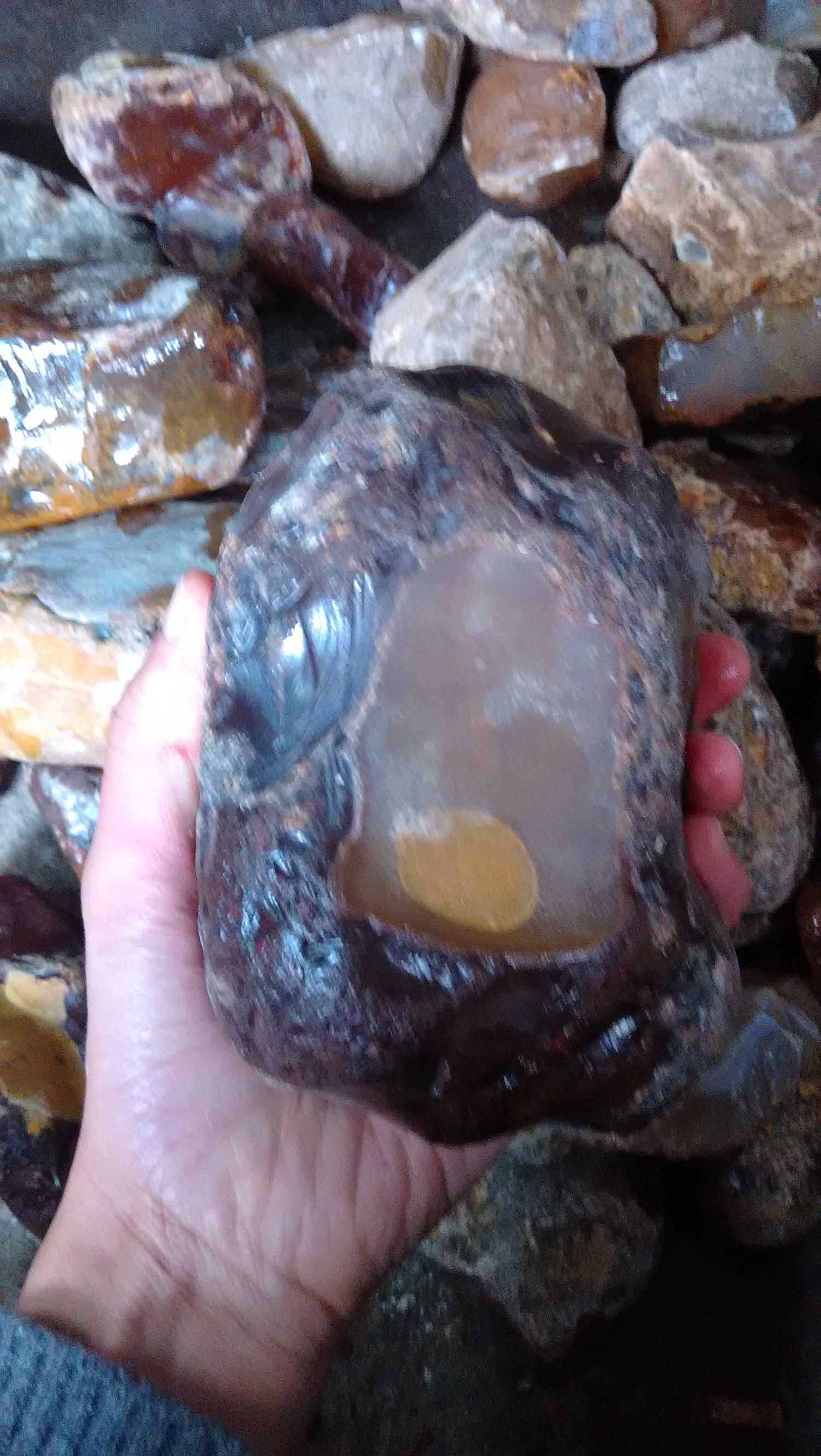 冰彩玛瑙手镯,马料高冰透玛瑙手镯