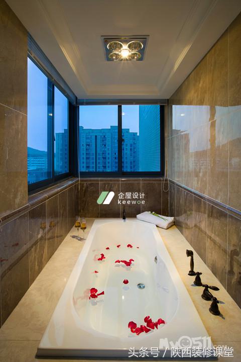 127平方4室两厅两卫美式轻奢装修,14万装修122平方美式风格