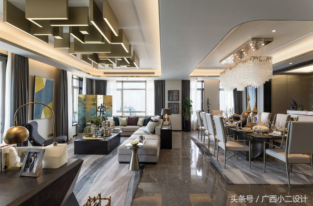 房屋装修风格效果图餐厅客厅一体,各种房间风格装修效果图