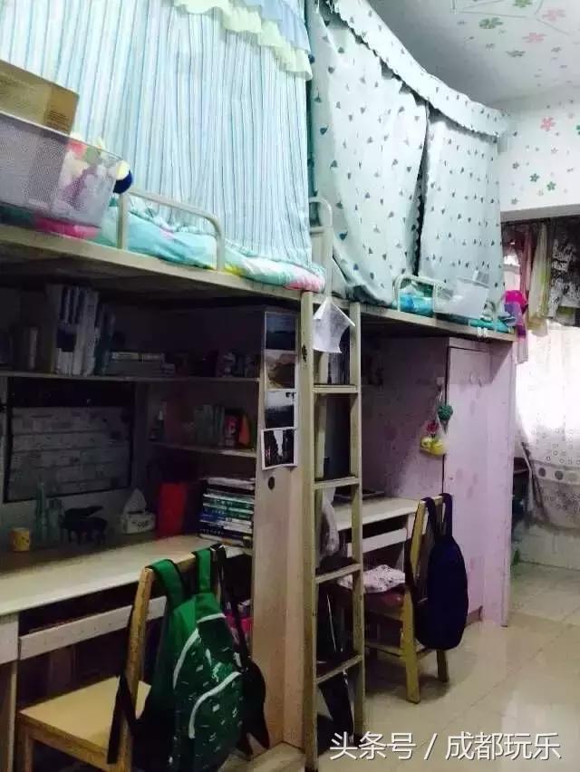 成都的大学宿舍排名,高校宿舍测评