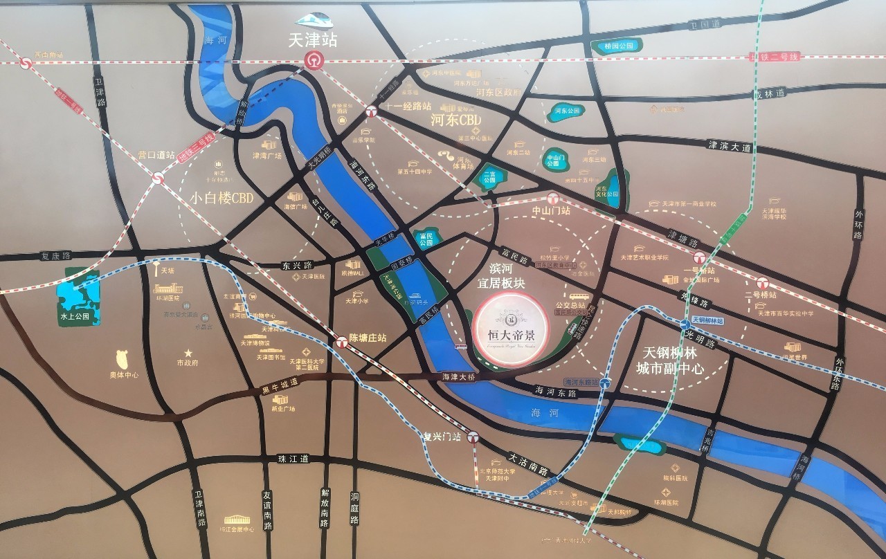 天津看房华润凯旋门,天津海河观景房楼盘