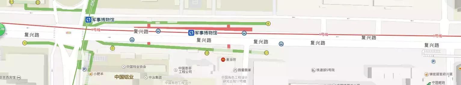 北京市复兴路地图,北京复兴路属于什么街道