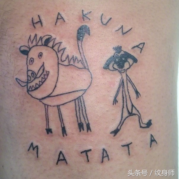 纹最丑的纹身,最丑的纹身是什么图案
