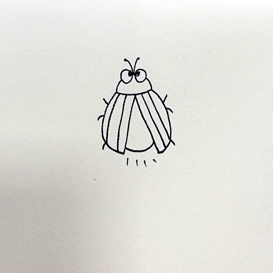 萤火虫找朋友简笔画,飞的萤火虫简笔画