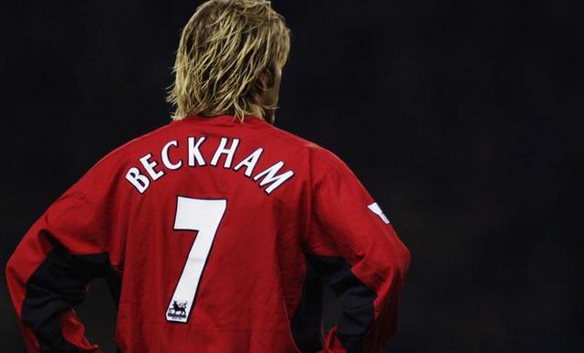曼联7号c罗贝克汉姆照片,c罗曼联7号传奇人物