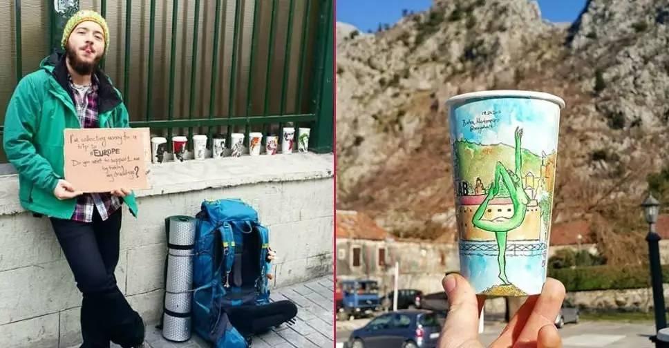 22岁大学生，靠一支画笔就能环游世界，他是怎么做到的？