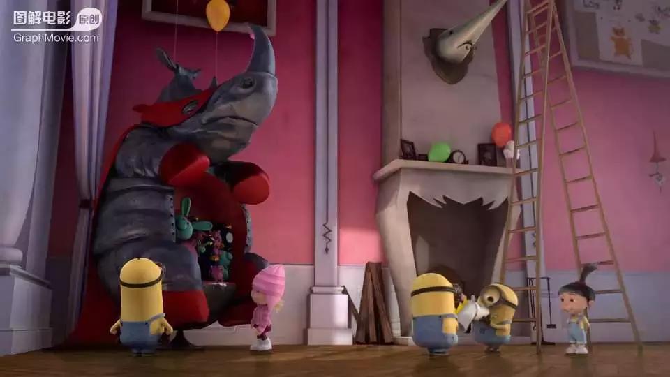 1分钟看完家庭大改造《卑鄙的我》小黄人番外短片