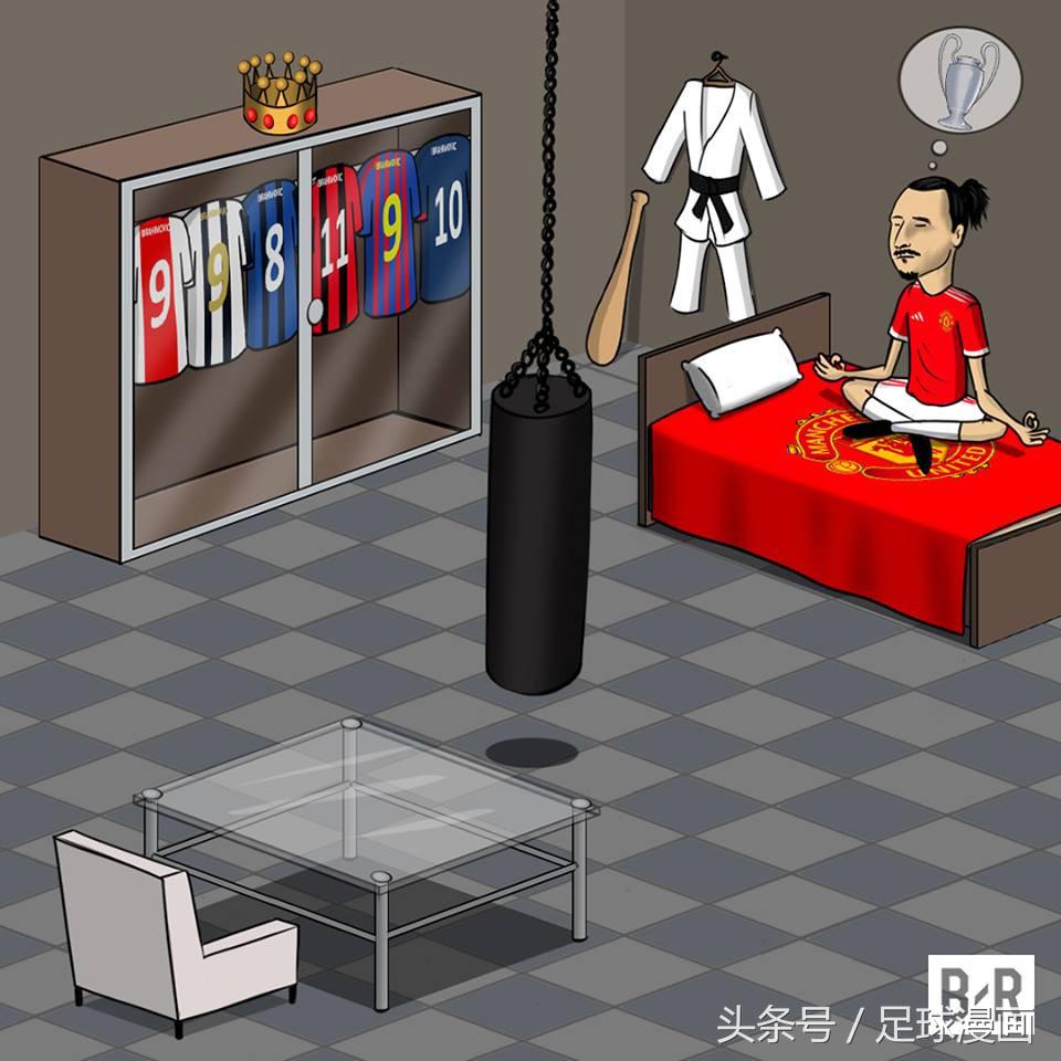 五大联赛与欧冠的关系的漫画,关于足球的最新漫画