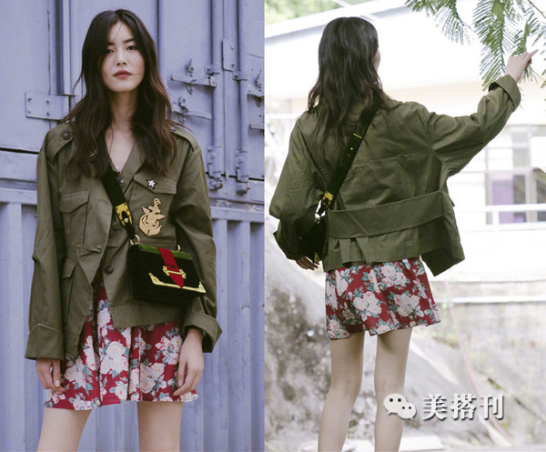 军绿色军旅风中长外套,军装迷彩外套夏装