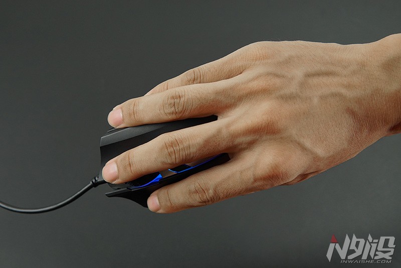 狼派at405游戏鼠标,狼派鼠标拆解