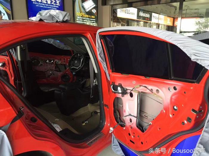 苏州本田思域专业升级音响,本田思域隔音音响