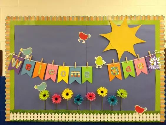 环创边框简单漂亮高大上,主题墙边框幼儿园环创简单好看