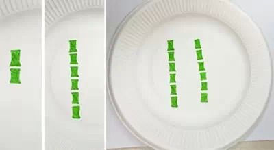 一次性纸盘梅兰竹菊,幼儿纸盘手工梅兰竹菊