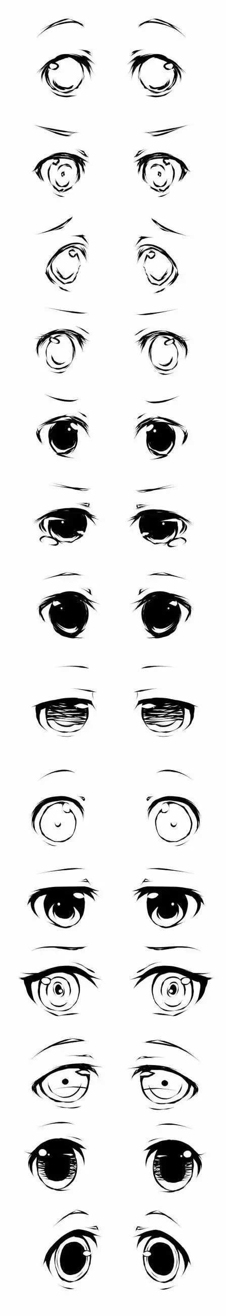 没有眼睛漫画人物怎么画,漫画人物手绘女生眼睛超简单