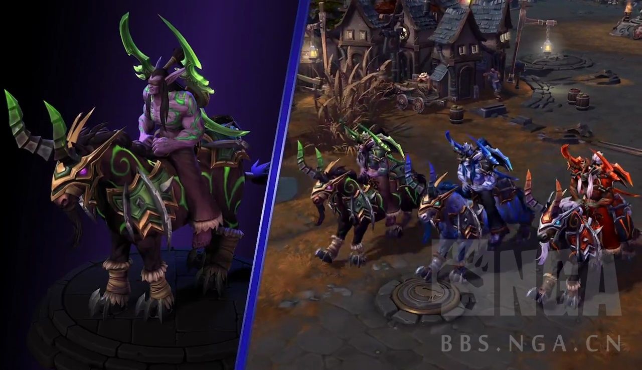 风暴英雄7月新英雄,风暴英雄死亡之翼全皮肤预览图片