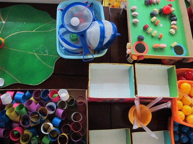 幼儿园自制显微镜玩具怎么做,幼儿园户外pvc管子自制玩具器械