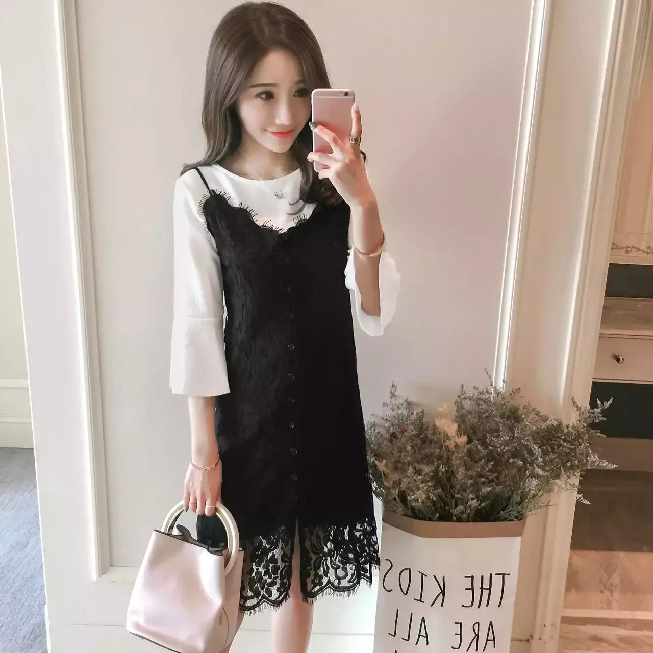 灰色吊带连衣裙怎么叠穿,吊带连衣裙穿搭技巧