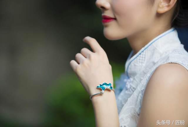 银饰珐琅彩,珐琅彩银饰和景泰蓝银饰