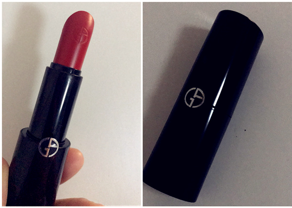 阿玛尼裸色系唇釉小胖丁504,阿玛尼小胖丁105试色