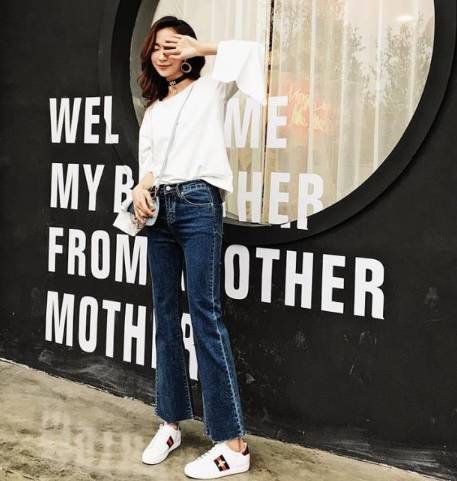 古琦印花小白鞋,古琦小白鞋同款