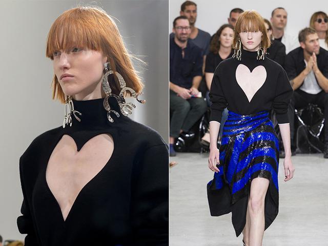 今秋流行新趋势元素！连穿件衣服都是爱你的形状！