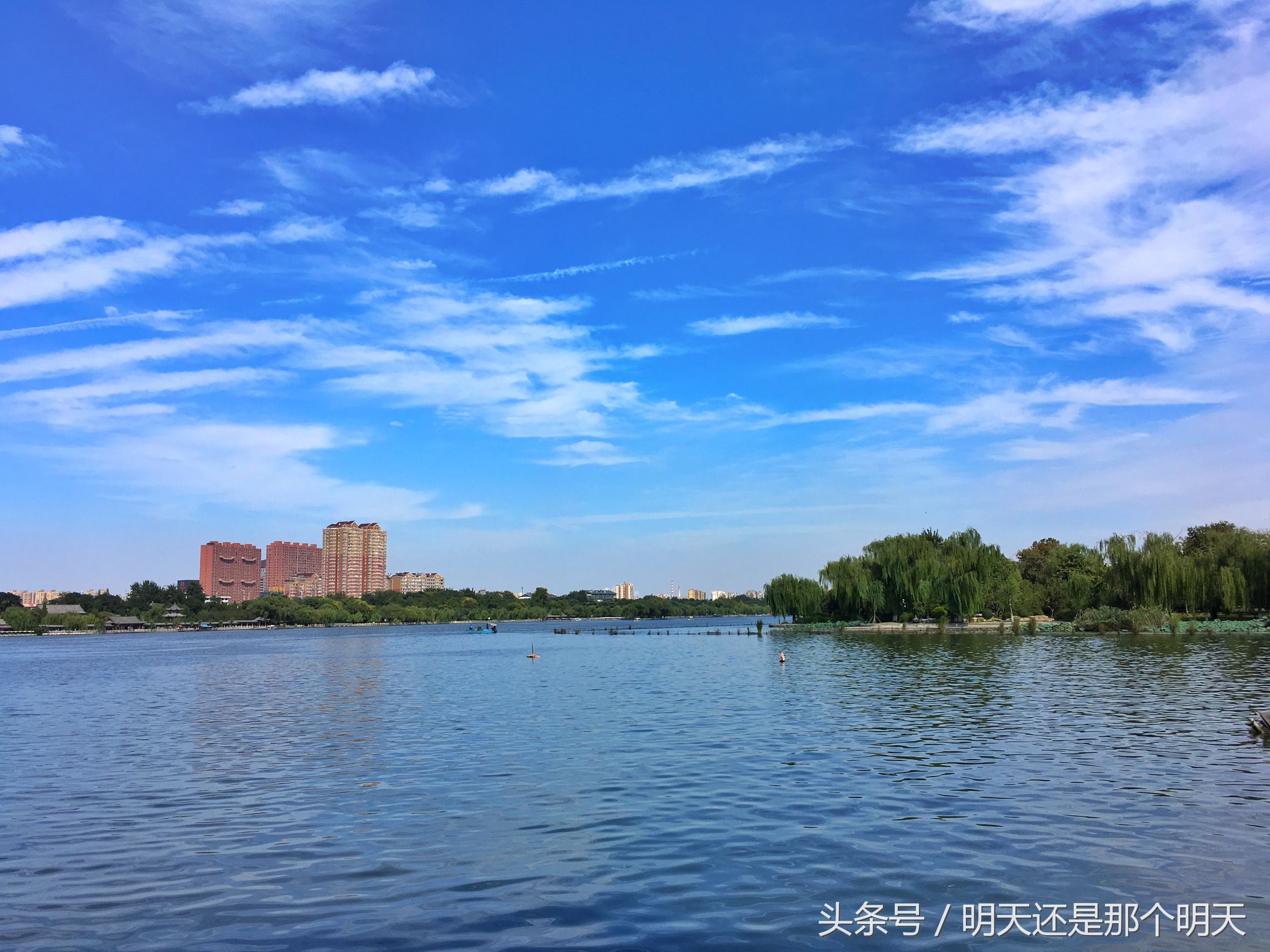 大明湖一城山色半城湖对联照片,一城山色半城湖大明湖对联